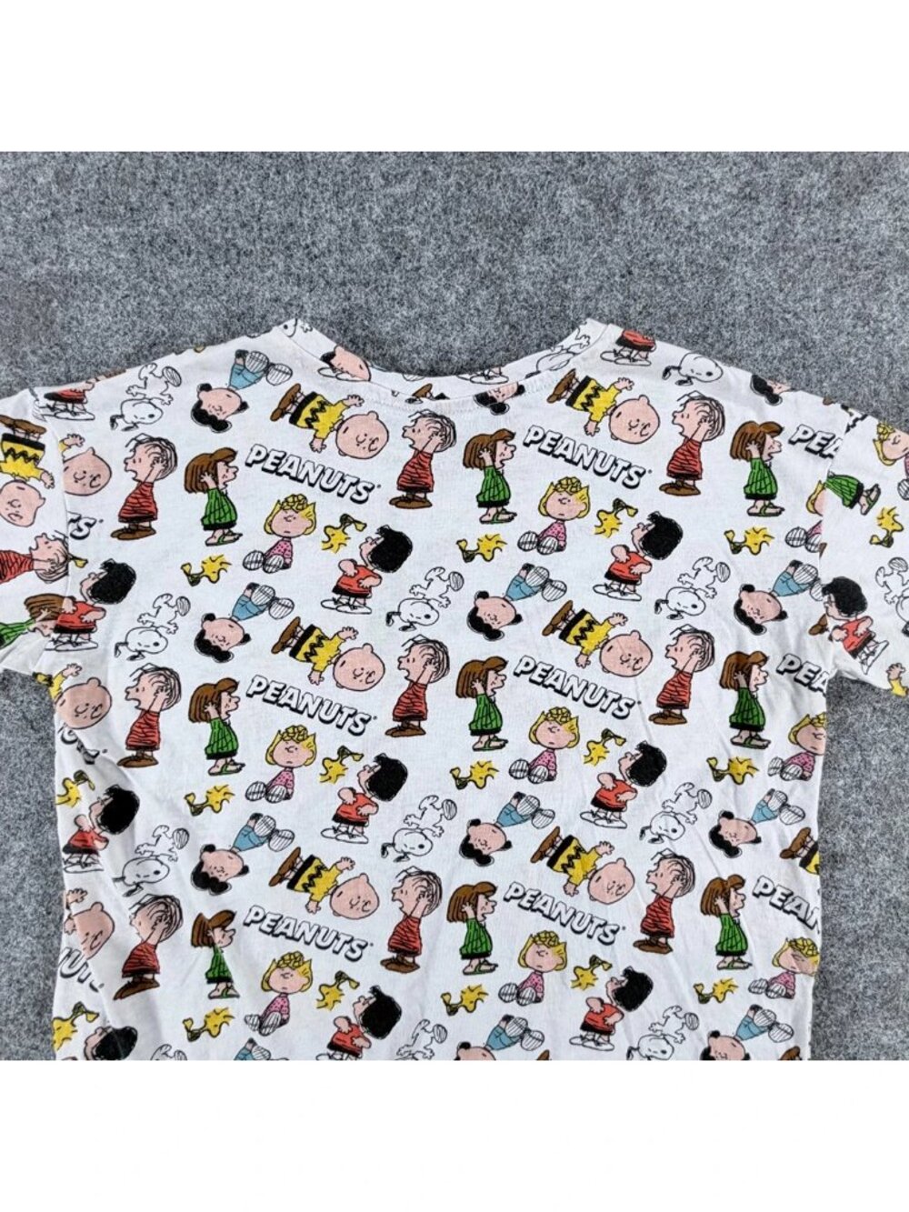 Peanuts Worldwide 2020 T-Shirt Kids M 7-9 White All Over Print Peanuts Character - Picture 14 of 16